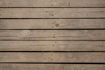 Horizontal old wooden background pattern with cracks