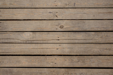 Obraz premium Horizontal old wooden background pattern with cracks