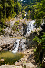 Fototapeta na wymiar Huai To waterfall in Krabi