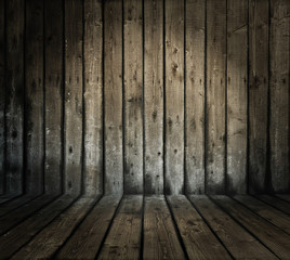 old wooden interior