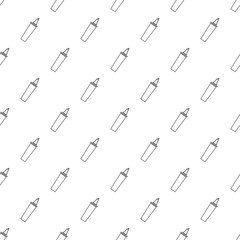 Felt tip pen pattern vector seamless repeating for any web design