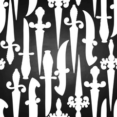 Graphic ornate knifes