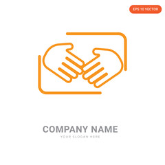 Handshake company logo design