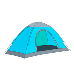 isolated tent, hike