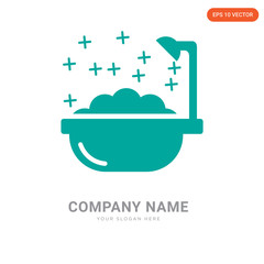 Fototapeta premium Bathtub company logo design
