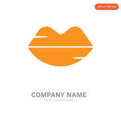 Human Lips company logo design