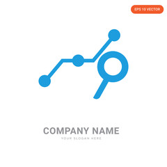 Search analytic company logo design