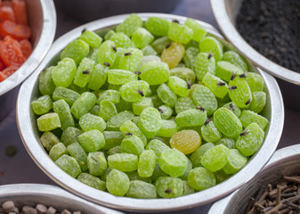 Indian Various Sweet Stall Snack