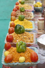 Indian Spicy Snack in Market