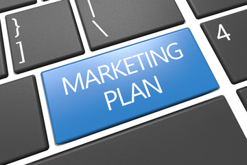Fototapeta premium Marketing Plan