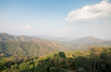 Fototapeta na wymiar mountain landscape view