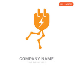 Plug company logo design