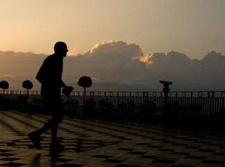 sunrise old city architecture Sicily Italy relax walking travel  