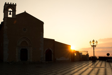 sunrise old city architecture Sicily Italy relax walking travel  