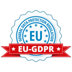 EU GDPR label illustration