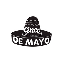 Cinco de Mayo hand drawn typography
