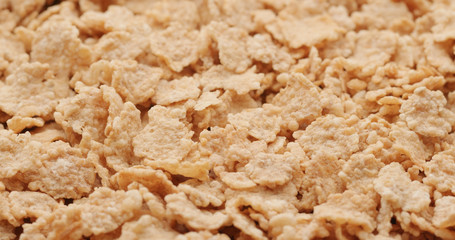 Stack of corn flakes