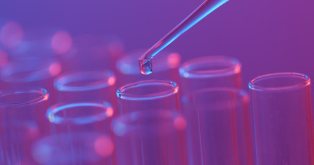 Science laboratory test tube © leungchopan