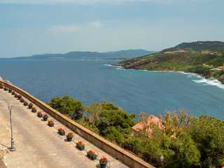Naklejka premium Surroundings of Castelsardo in the north of Sardinia