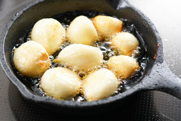 ニンニクのオイル焼き