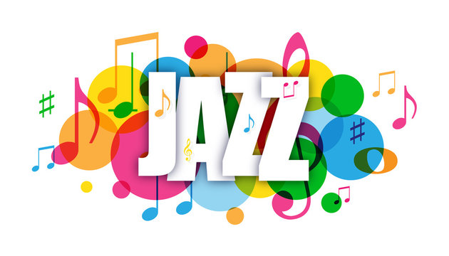 JAZZ Colourful Vector Letters Icon