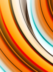 Fototapeta premium Abstract wave lines fluid color stripes. Vector artistic illustration for poster or web banner