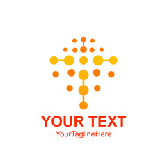 Abstract vector circle logotype. Orange unusual isolated chemistry logo. Virus icon. Orange sunny sun. Flower.