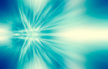 Obraz premium Abstract blue background, abstract lines twisting into beautiful bends