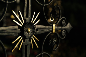Details of a cross