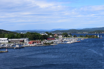 Langesund Hafen