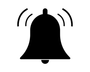 Bell pictogram vector icon 
