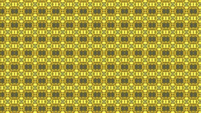 Fondo de animaci&oacute;n de movimiento abstracto en estilo &aacute;rabe con patrones cambiantes, el patr&oacute;n cambia continuamente la forma y el color l&iacute;neas amarillas ,verdes y marrones