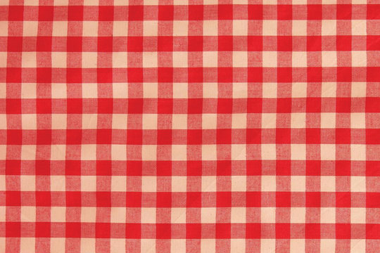 Red plaid background