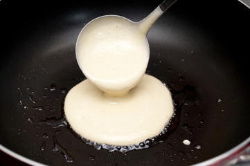 ホットケーキを作る