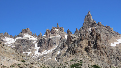 Peaks at Refugio Frey, Argentina