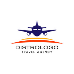 travel agency logo vector template. Holiday logo template vector icon 