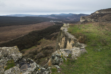 Hills in Crimea near Bakhchisarai (Crimea)