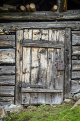 Fototapeta na wymiar Old wooden stable door