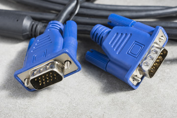 Cable DVI de connectique informatique