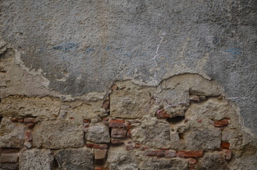 details of stone wall