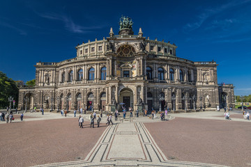 Obraz premium Semperoper Dresden
