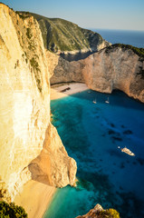Naklejka premium Navagio Beach Greece