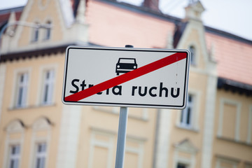 The end of the traffic zone