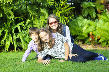 Fototapeta premium Lovely Family Enjoying Together