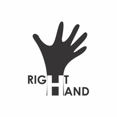 hand logo or icon for people