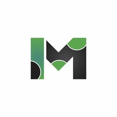M letter logo design for company, idea, and trendy