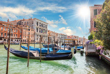 Fototapeta na wymiar Grand canal de Venise