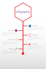 Vector infographic templates used for detailed reports. All 6 topics.
