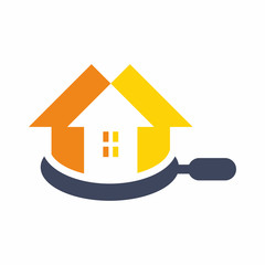 Find House Logo Vector Design Template