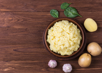 Homemade mashed potato